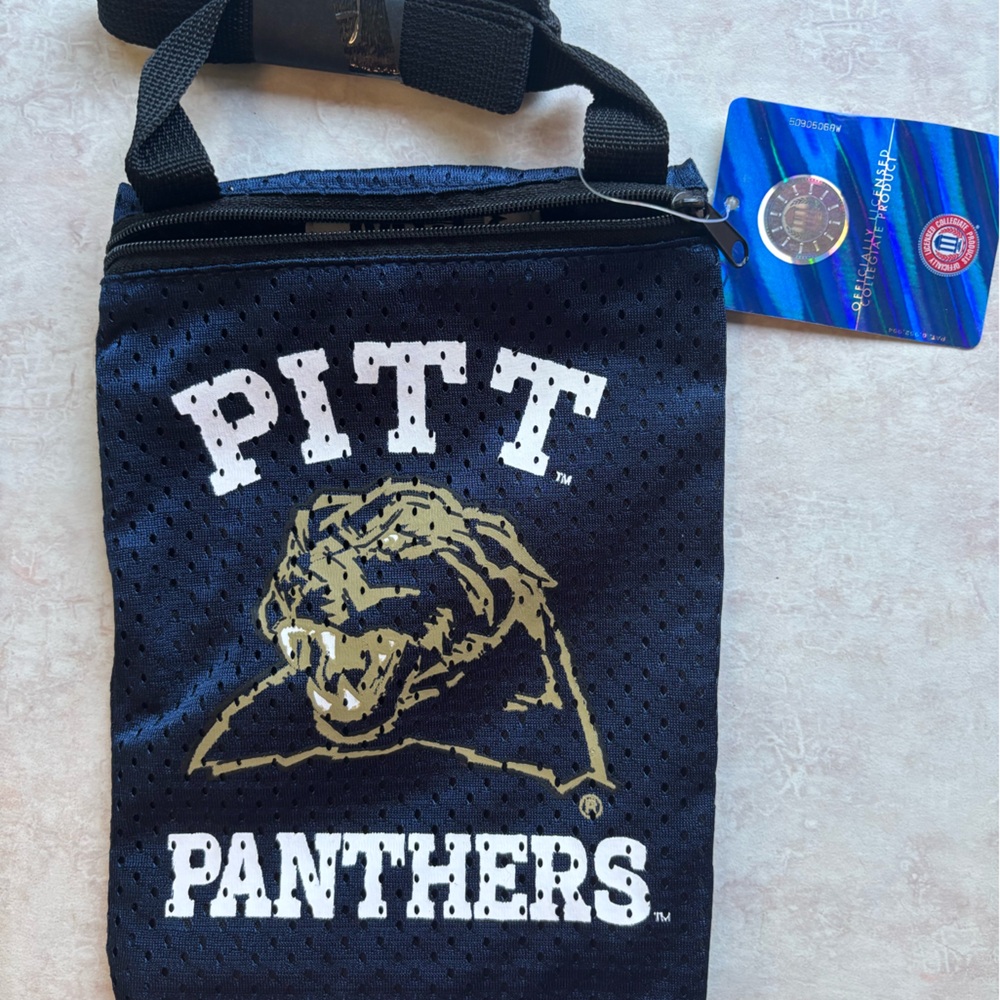Little Earth Pitt Panthers Navy Crossbody Bag